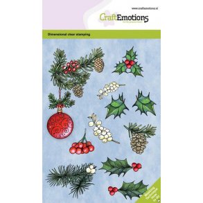 Clearstamps A6 - 0103 - Christmas bauble with twigs
