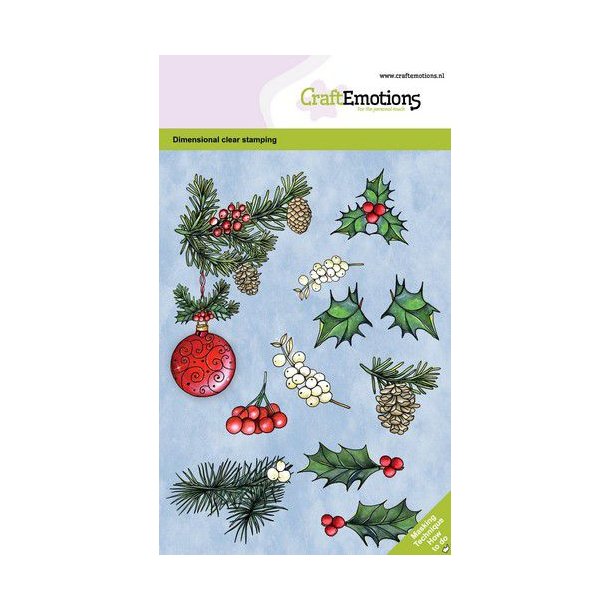 Clearstamps A6 - 0103 - Christmas bauble with twigs