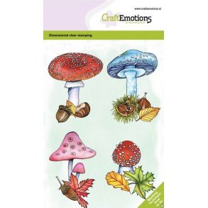 Clearstamps A6 - 0105 - Mushrooms