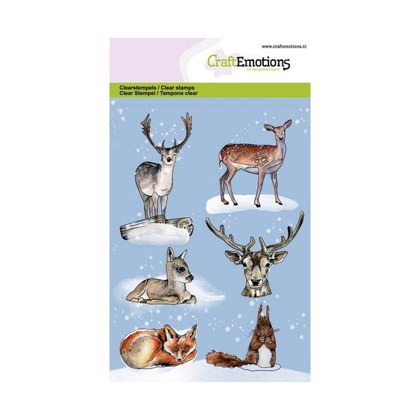 Clearstamps A6 - 0107 - Animals from the forest