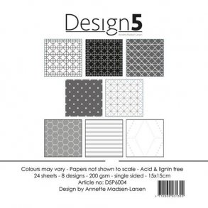 Design5 Paperpad 15x15cm - Intergalactic Grey  - DSP6004