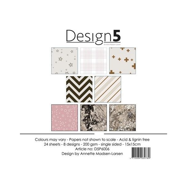 Design5 Paperpad 15x15cm - Constellation Crater   - DSP6006