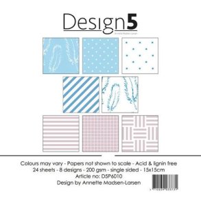 Design5 Paperpad 15x15cm - Blue Moon  D5P6010
