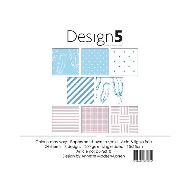 Design5 Paperpad 15x15cm - Blue Moon  D5P6010