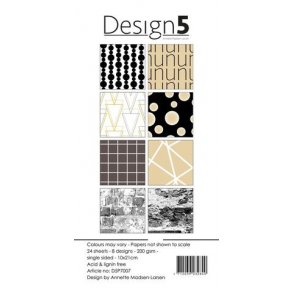 Design5 Paperpad 10x21cm -  Circles Of Saturn  D5P7007