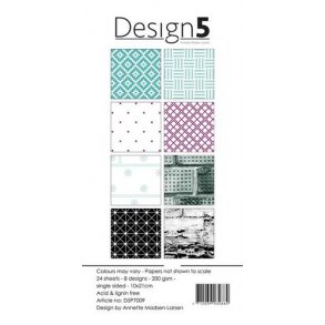 Design5 Paperpad 10x21cm -  Meteor Rain D5P7009