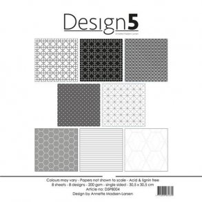 Design5 Paperpad 30,5x30,5 - Intergalactic Grey  - DSP8004
