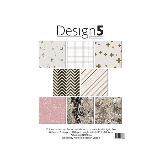 Design5 Paperpad 30,5x30,5 - Constellation Crater  - DSP8006