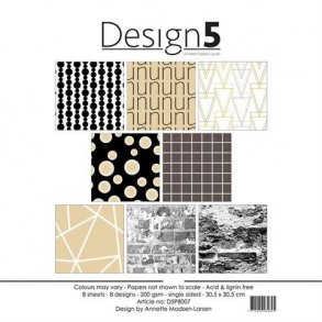 Design5 Paperpad 30,5x30,5 - Circles Of Saturn  D5P8007