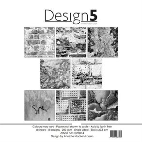 Design5 Paperpad 30,5x30,5 - Rocket Brick -  D5P8014