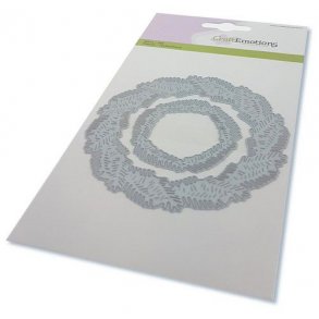 CraftEmotions Die - 0532 - Wreath of pine branches 
