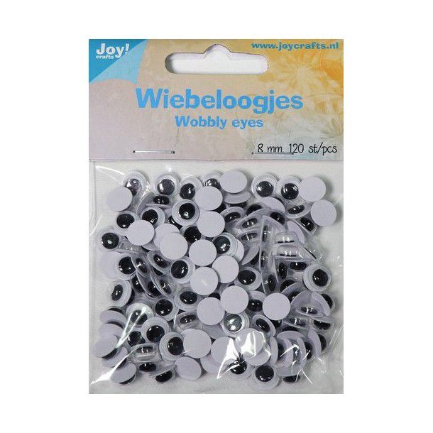 Joy! Crafts Wobbly wiggle eyes round 8 mm 6300/0642