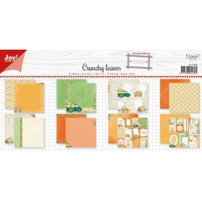 Joy Papirsblok 30,5x30,5 - 8 Ark dobbeltsidet - 6011/0660 - Crunchy leaves