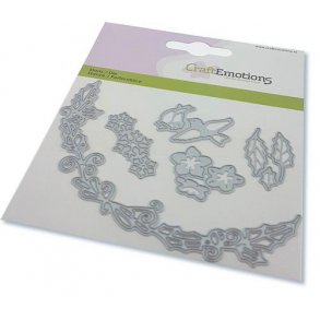 CraftEmotions Die - 0827 - Fairy - winter wreath oval 