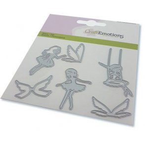 CraftEmotions Die - 0828 - Fairy - 3 fairies 