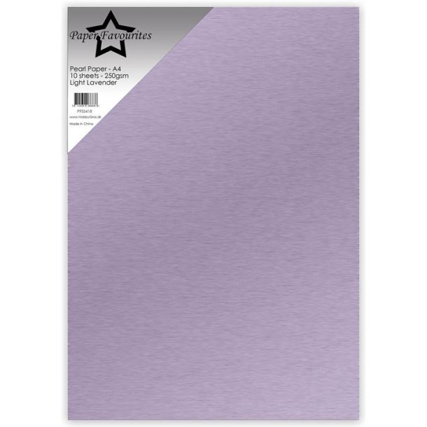 Paper Favourites Pearl Paper  250 gr"Light Lavender" PFSS418