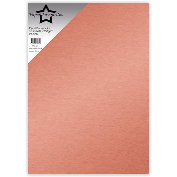Paper Favourites Pearl Paper 250 gr  "Peach" PFSS421