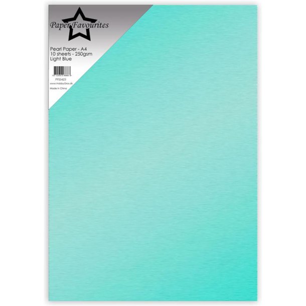 Paper Favourites Pearl Paper 250 gr "Light Blue" PFSS423