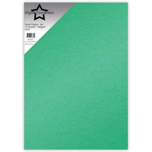 Paper Favourites Pearl Paper 250 gr  "Mint" PFSS424