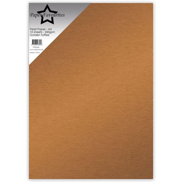 Paper Favourites Pearl Paper 250 gr  "Golden Toffee " PFSS426