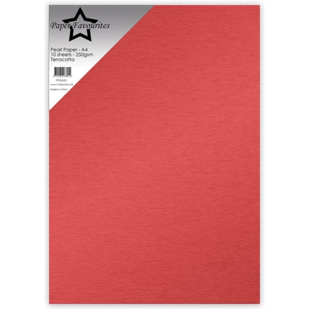 Paper Favourites Pearl Paper 250 gr  "Terracotta" PFSS430