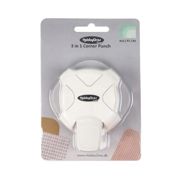 HobbyGros Tools "3 in 1 corner punch - round" HGT036