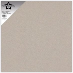 Paper Favourites Grey Chipboard 30,5x30,5cm PFSS922