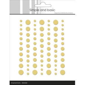 Simple and Basic Matte Enamel Dots 