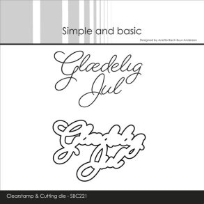 Simple and basic Clearstamp & dies 