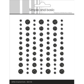 Simple and Basic Gliter Enamel Dots 