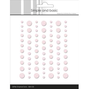 Simple and Basic Gliter Enamel Dots 