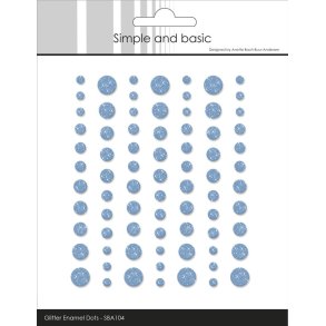 Simple and Basic Gliter Enamel Dots 