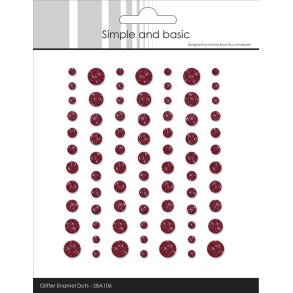 Simple and Basic Gliter Enamel Dots 