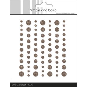 Simple and Basic Gliter Enamel Dots 