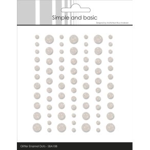 Simple and Basic Gliter Enamel Dots 