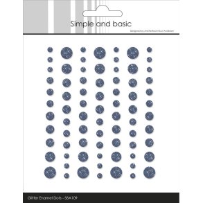 Simple and Basic Gliter Enamel Dots 