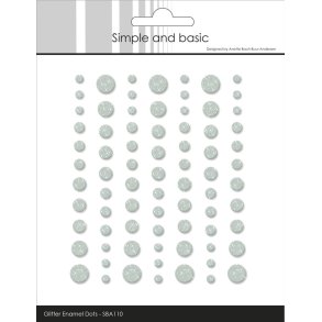 Simple and Basic Gliter Enamel Dots 