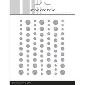 Simple and Basic Gliter Enamel Dots 
