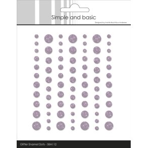 Simple and Basic Gliter Enamel Dots 