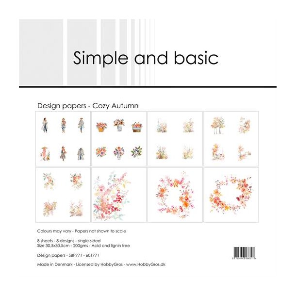 Simple and Basic Design Papers 30,5x30,5 cm -  SBP771