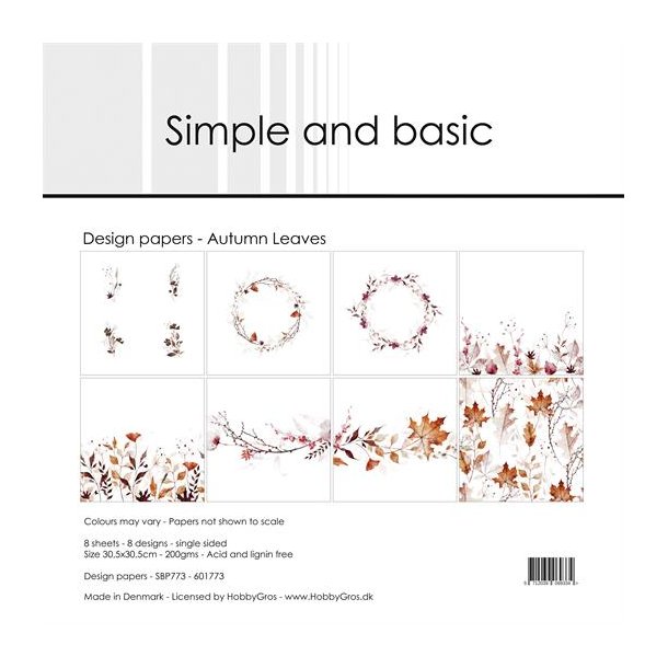 Simple and Basic Design Papers 30,5x30,5 cm -  SBP773