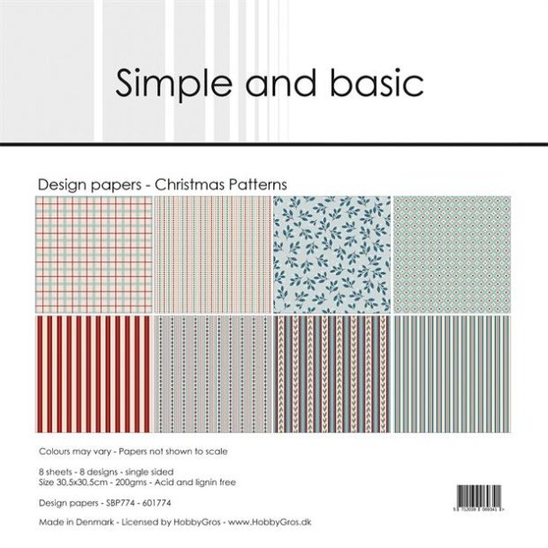 Simple and Basic Design Papers 30,5x30,5 cm -  SBP774
