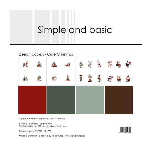 Simple and Basic Design Papers 30,5x30,5 cm -  SBP775