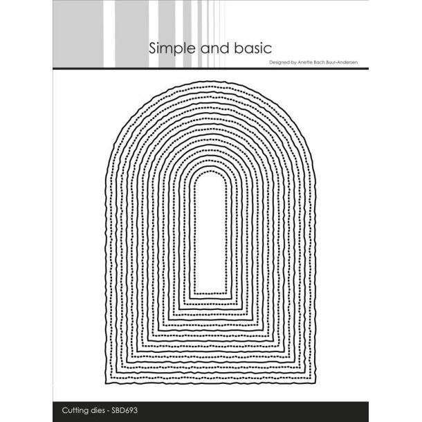 Simple and Basic dies "Arch - old paper" SBD693