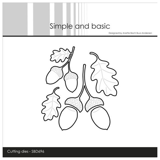 Simple and Basic dies "Acorns" SBD696