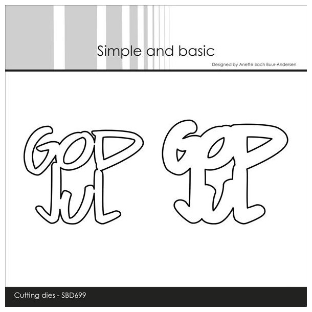 Simple and Basic dies "God Jul" SBD699