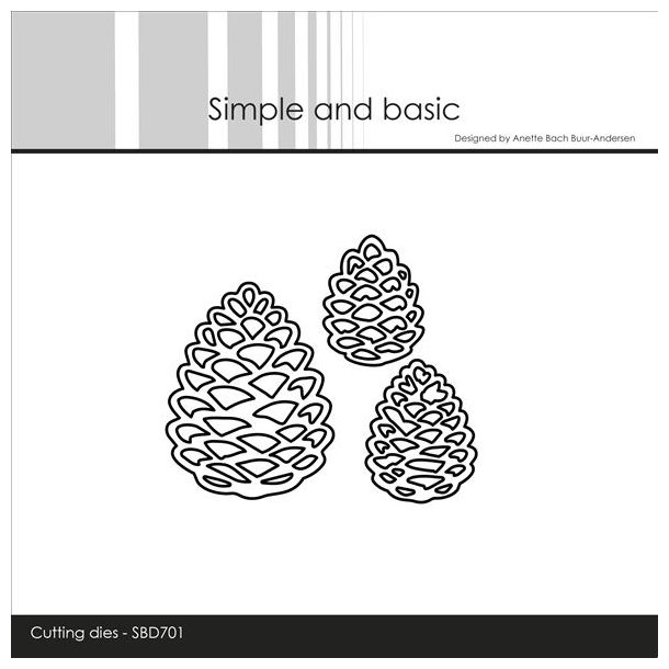 Simple and Basic dies "Small chubby pine cones" SBD701