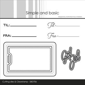 Simple and Basic dies & clearstamp 