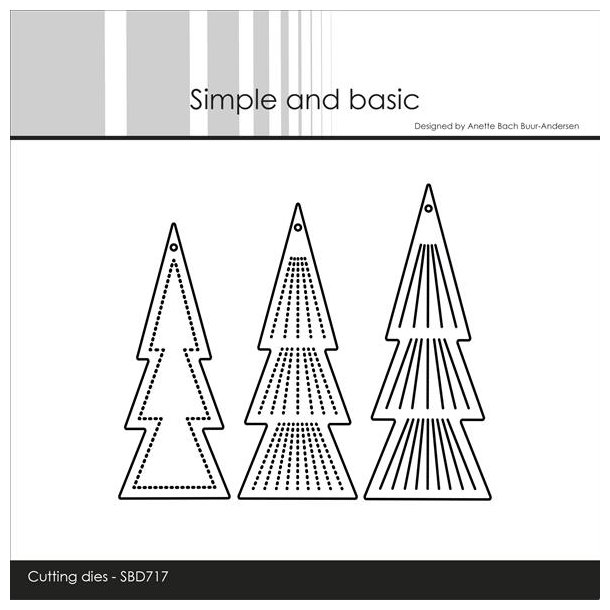 Simple and Basic dies "Christmas Tree Ornaments" SBD717