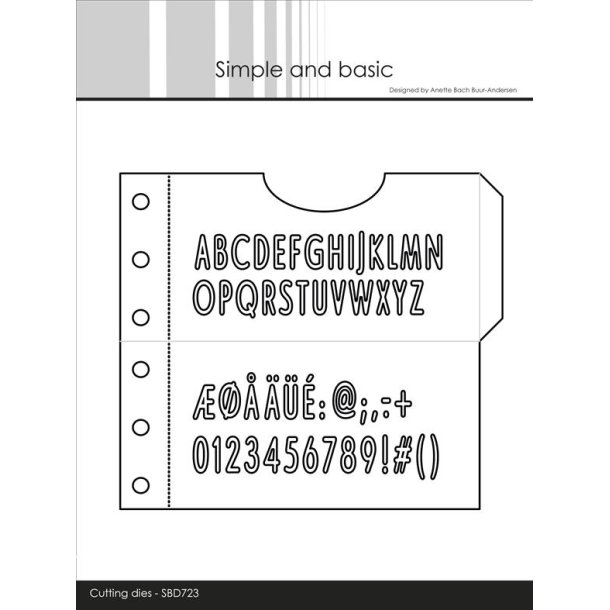 Simple and Basic dies "Album/Journal/Planner #3" SBD723